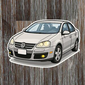 VOLKSWAGEN JETTA MK5 2005-2010 Vinyl Sticker